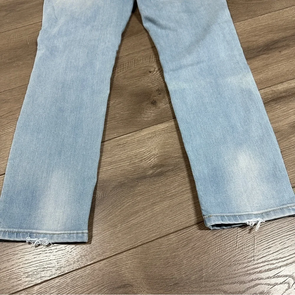Free People Denim Light Wash Straight Leg high waisted Jeans size 30